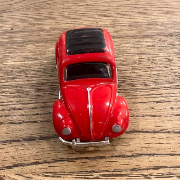 1998 Matchbox Red '62 VW Beetle Die-Cast Toy Car Black Roof & Silver Detailing - Picture 3 of 5